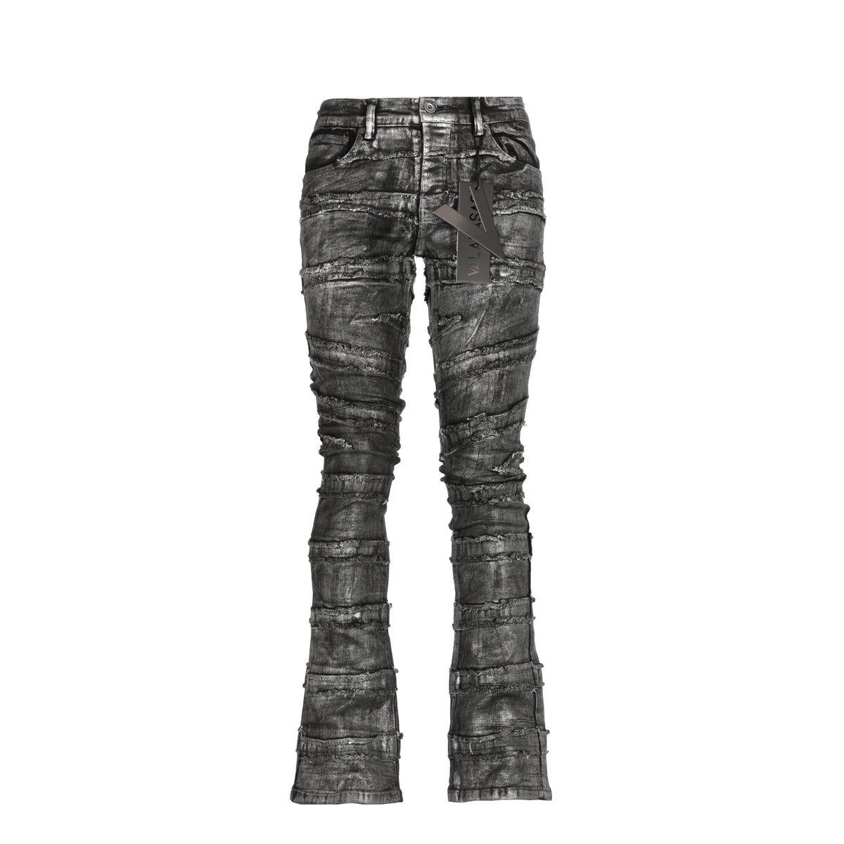 Valabasas Zodiac Grigio Waxed Men's Stacked Jeans